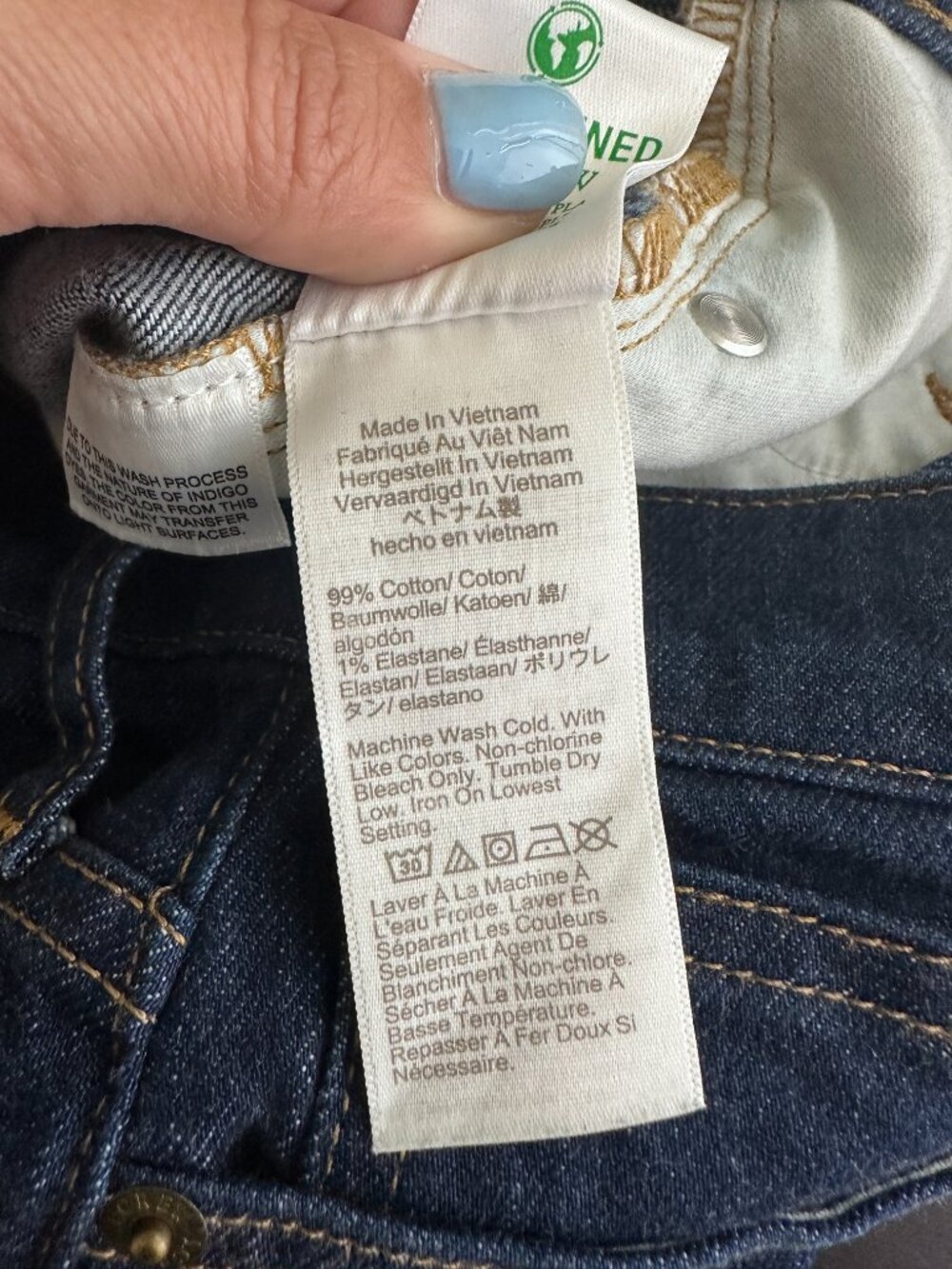 J. Crew Pintuck Denim Trouser in Dark Rinse Wash Wide Leg High Rise 25 #A1825 - Picture 6 of 7